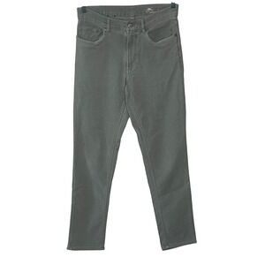 Faherty Brand Mens Slim Fit 5 Pocket Pants Sage Green Olive Size 29  Cotton